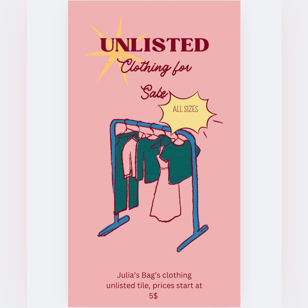 Unlisted Clothing For LIVE SHOW! 👚